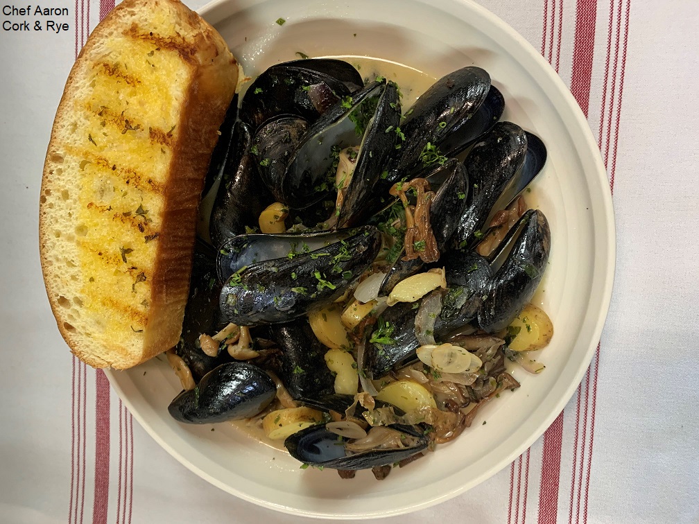 Cork & Rye Mussels